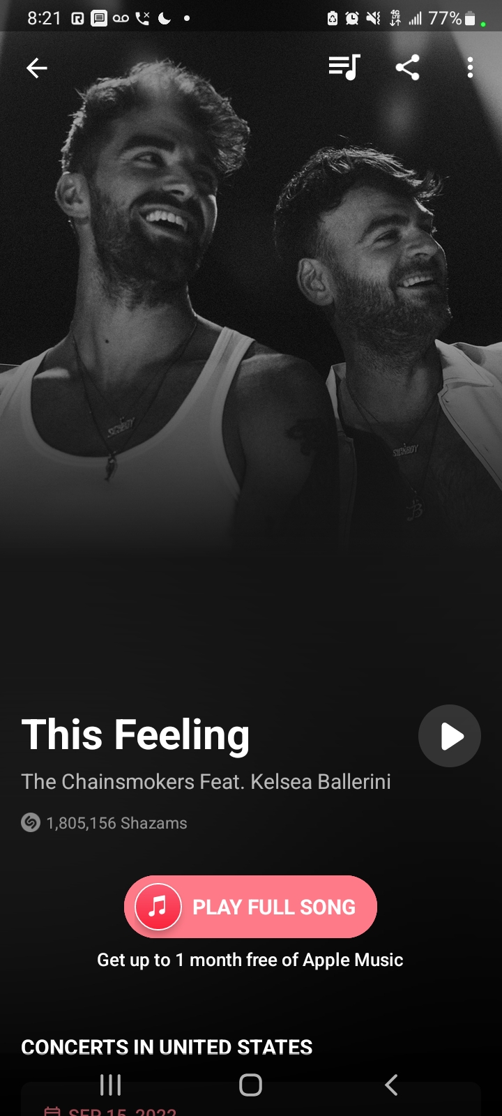 Screenshot 20220915 202116 Shazam