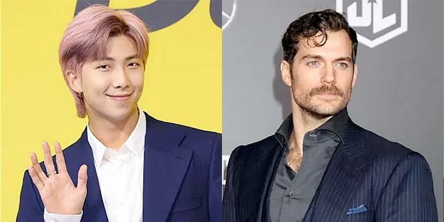 BTS Kim Namjoon Henry Cavill most handsome man fact check
