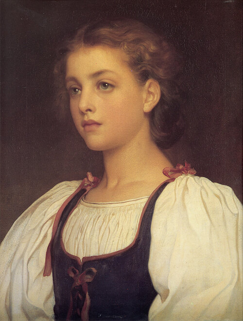 Lord Frederick Leighton (1830-1896) Biondina - Oil on canvas 1879.jpg
