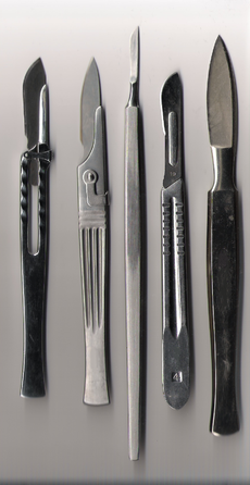 230px Various scalpels