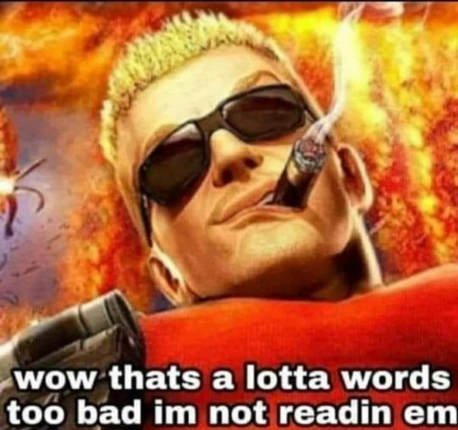 Duke nukem words