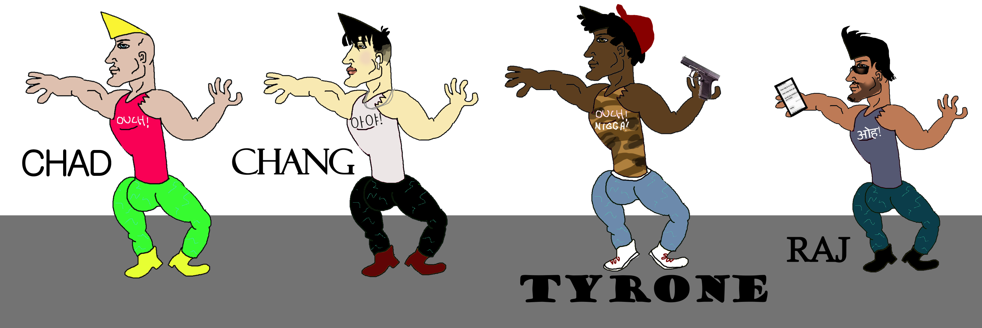 Chad Chang Tyrone and Raj