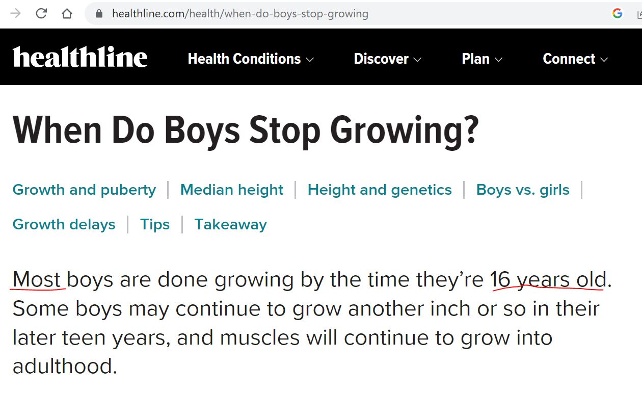 Most growth