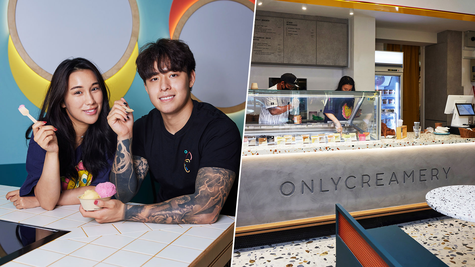 Titus low opens ice cream cafe onlycreamery