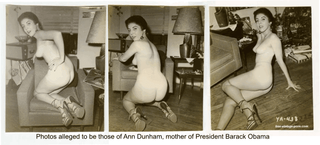 Obama mother nude