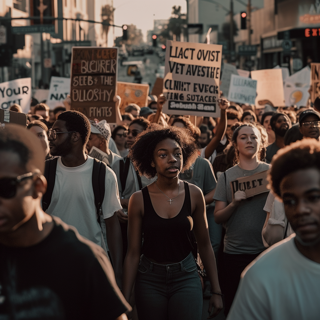 X Black Lives Matter protest cinematic lighting dramatic cr 3f3b6ef0 5c72 4a7b 9cfa 55189fccb003