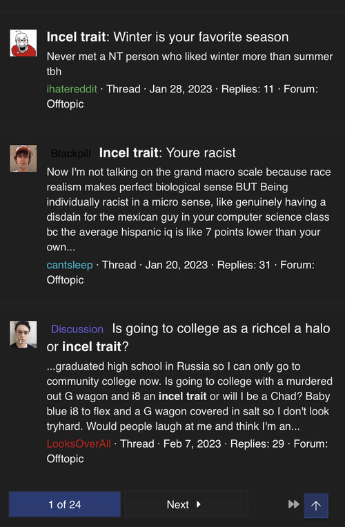 It’s 24 pages of incel traits now | Looksmax.org - Men's Self ...