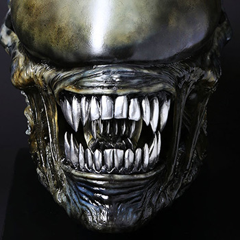 Xenomorph life size head alien covenant square