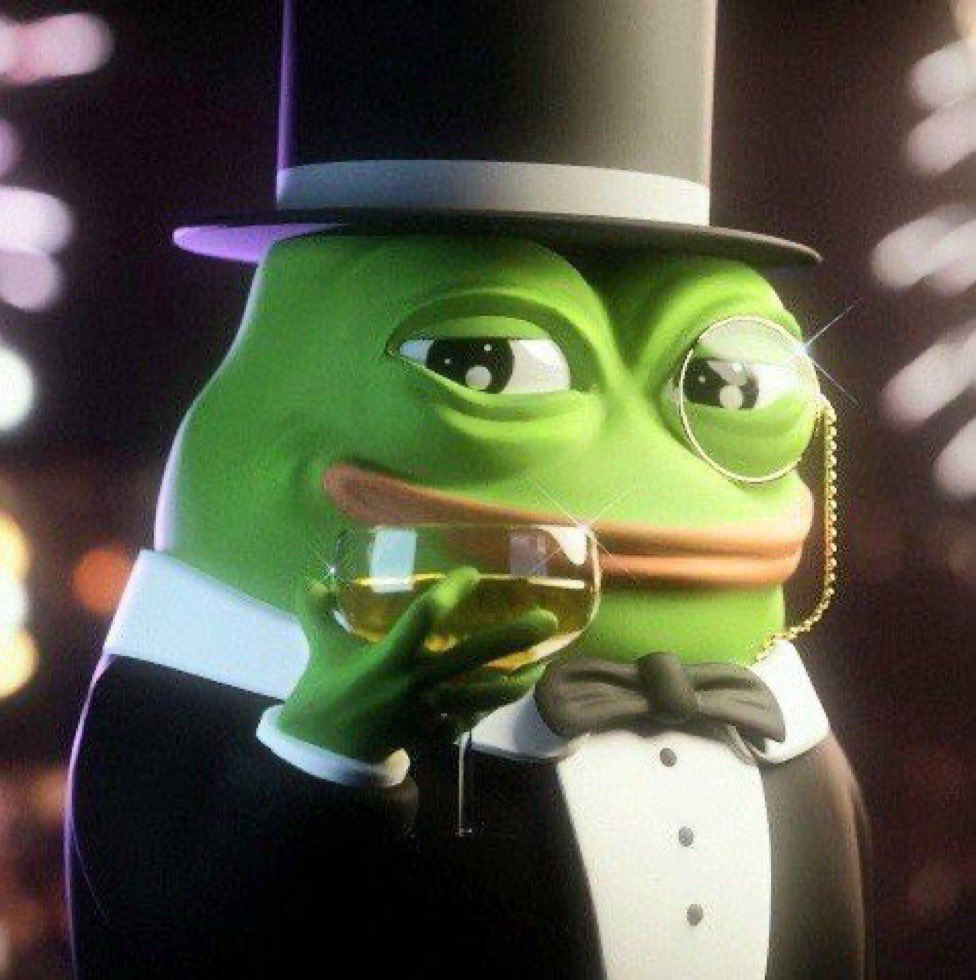 Pepe cheers Pepe cheers