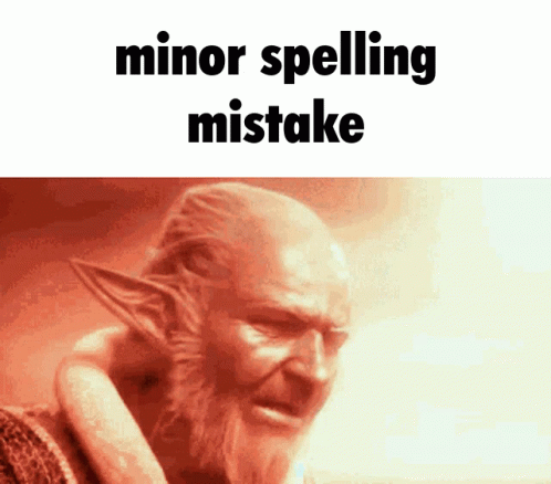 Minor spelling mistake
