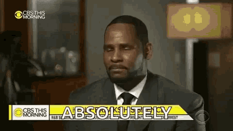 Shaking head rkelly crying