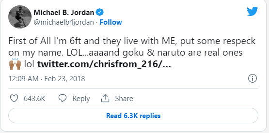 Michael B Jordan Height Proof