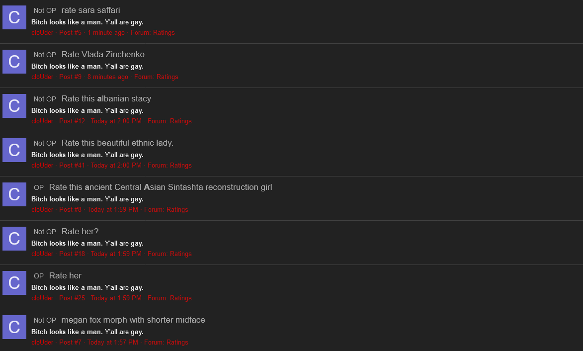 Screenshot 2023 04 29 at 15 19 08 Search results for query Bitch looks like a man Yall are gay