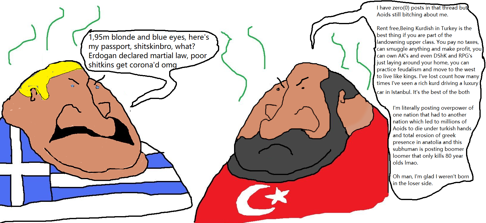 Gayreeks and roaches