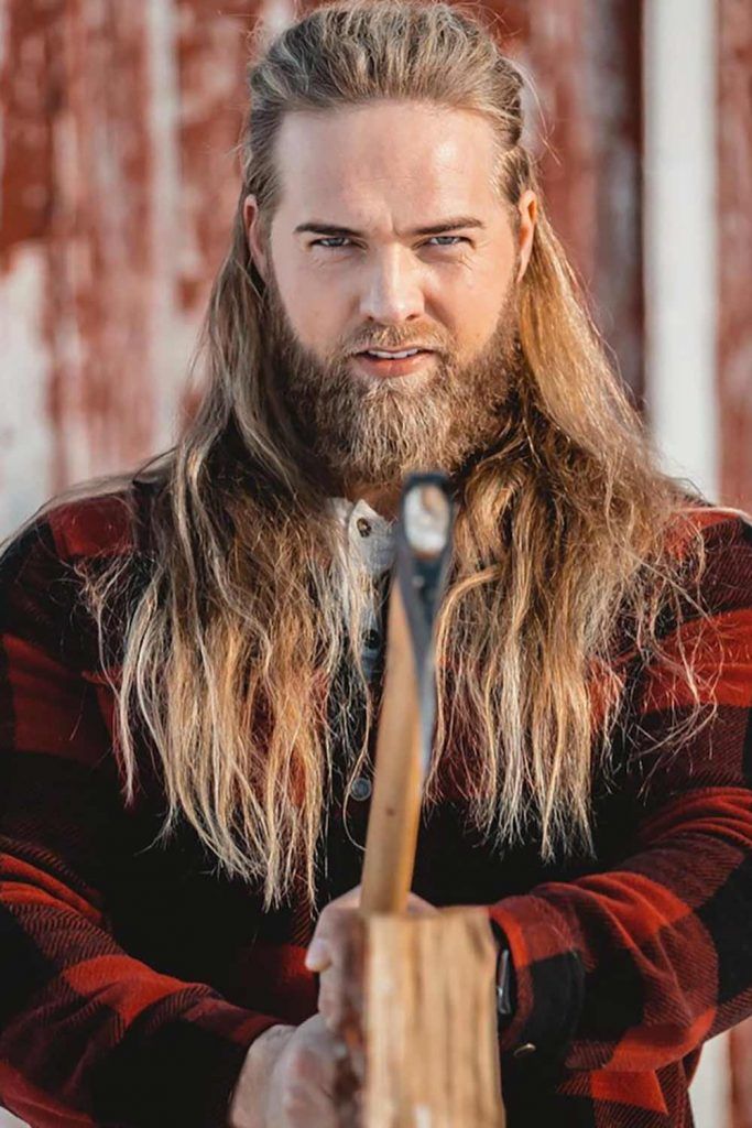 Viking hairstyles thor inspired long half up 683x1024