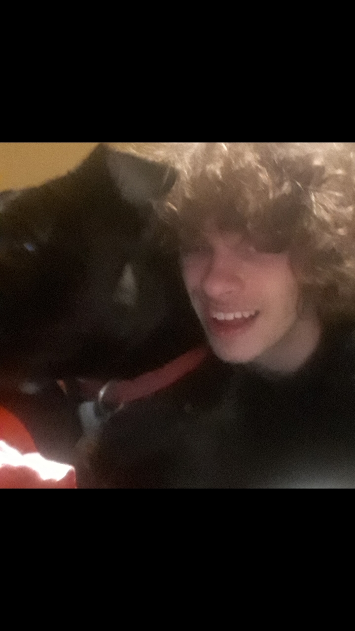 Boy and a dog