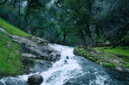 Waterfall stream