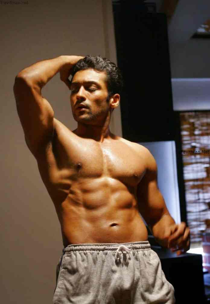 Tamil Actor Surya Six Pack Photos 5