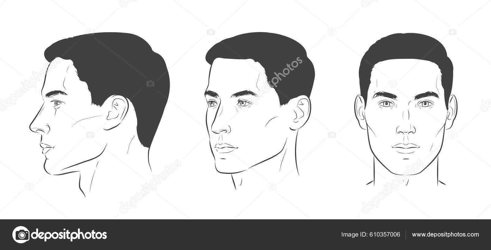 Depositphotos 610357006 stock illustration set of man face portrait