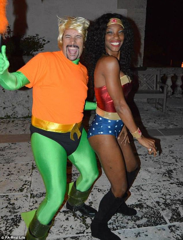 Gandy in a costume