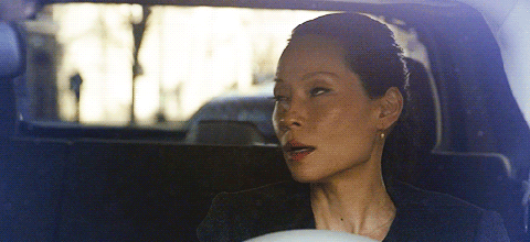 Lucy liu eye roll gif