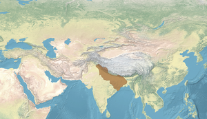 Map of the Pala Empire in Asia
