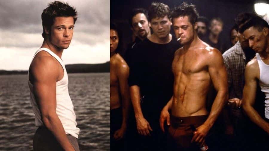 Brad pitt musculation
