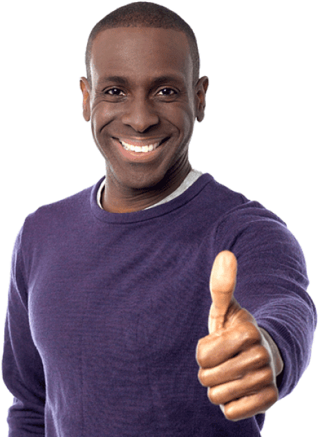 Toppngcom free png happy black person png images transparent black man thumbs up 460x632