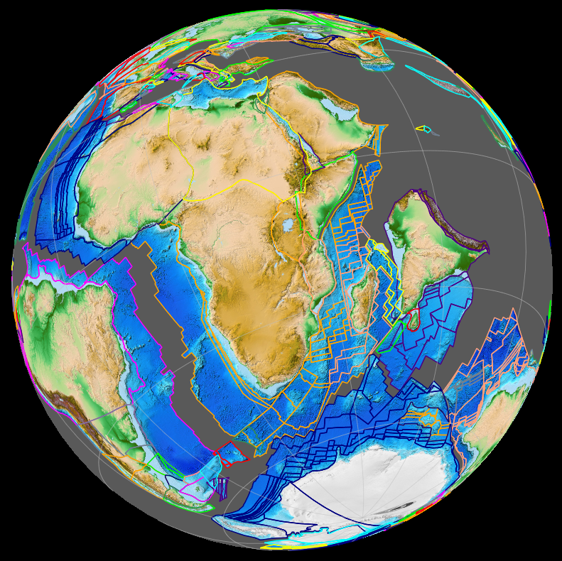 Opening of western Indian Ocean 70 Ma