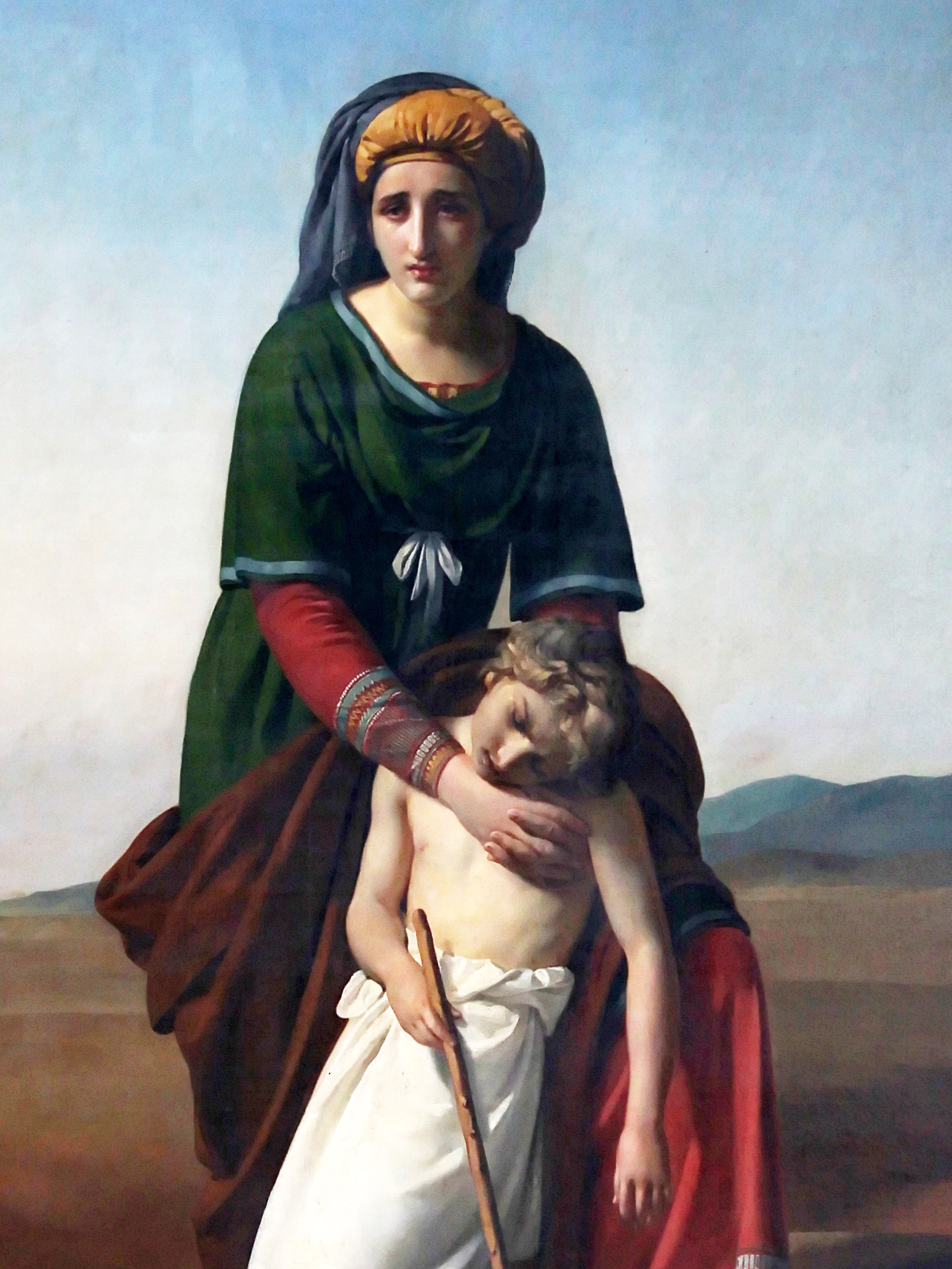 Franois Joseph Navez   Agar et Ismal dans le dsert cropped
