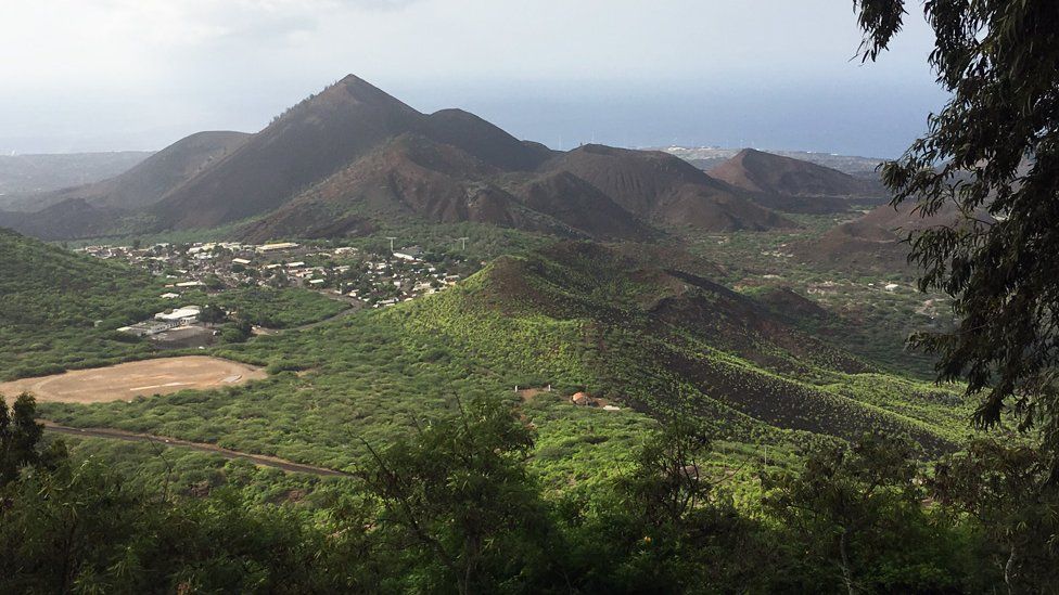 Ascension island mountains