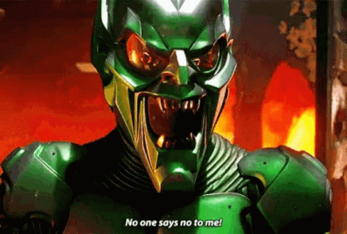 Spider man green goblin