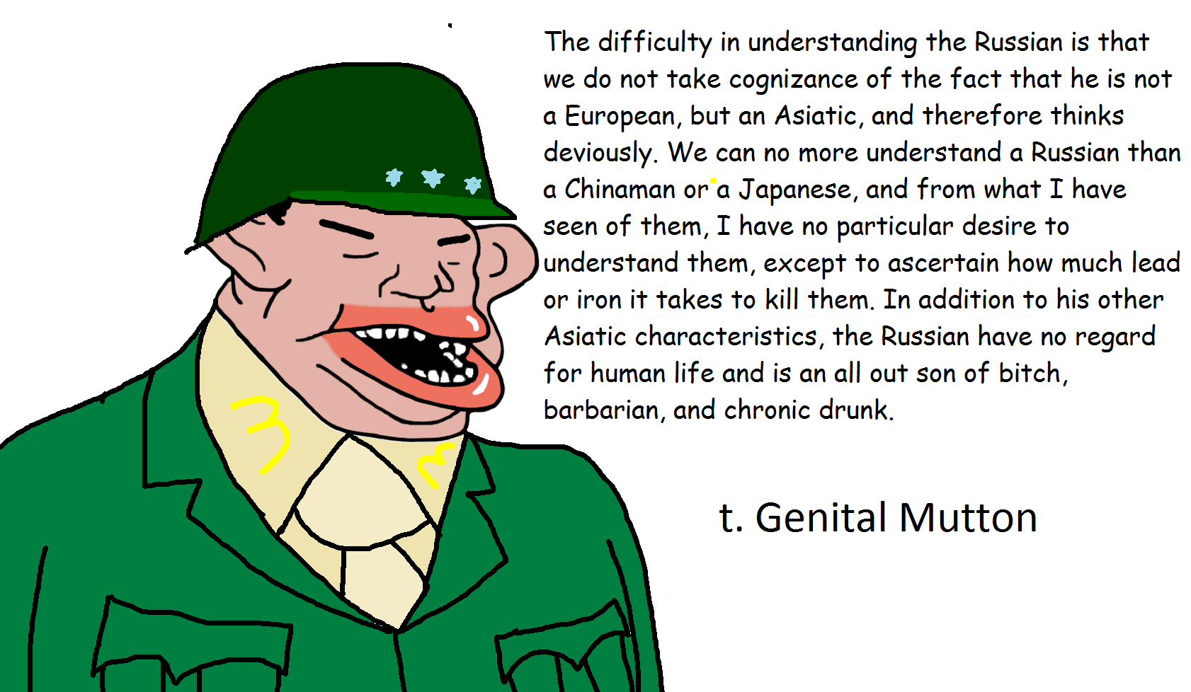 Genital mutton