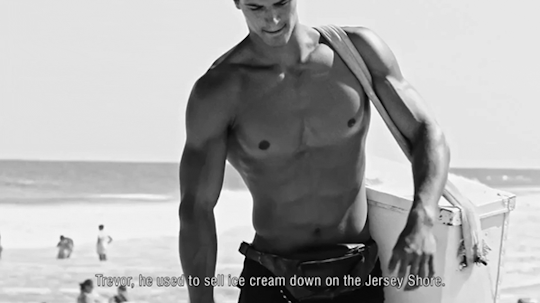 Trevor signorino by bruce weber for versace dylan blue