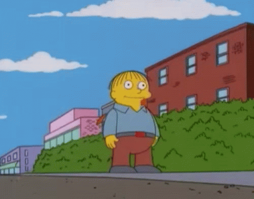 Wets pants ralph wiggum