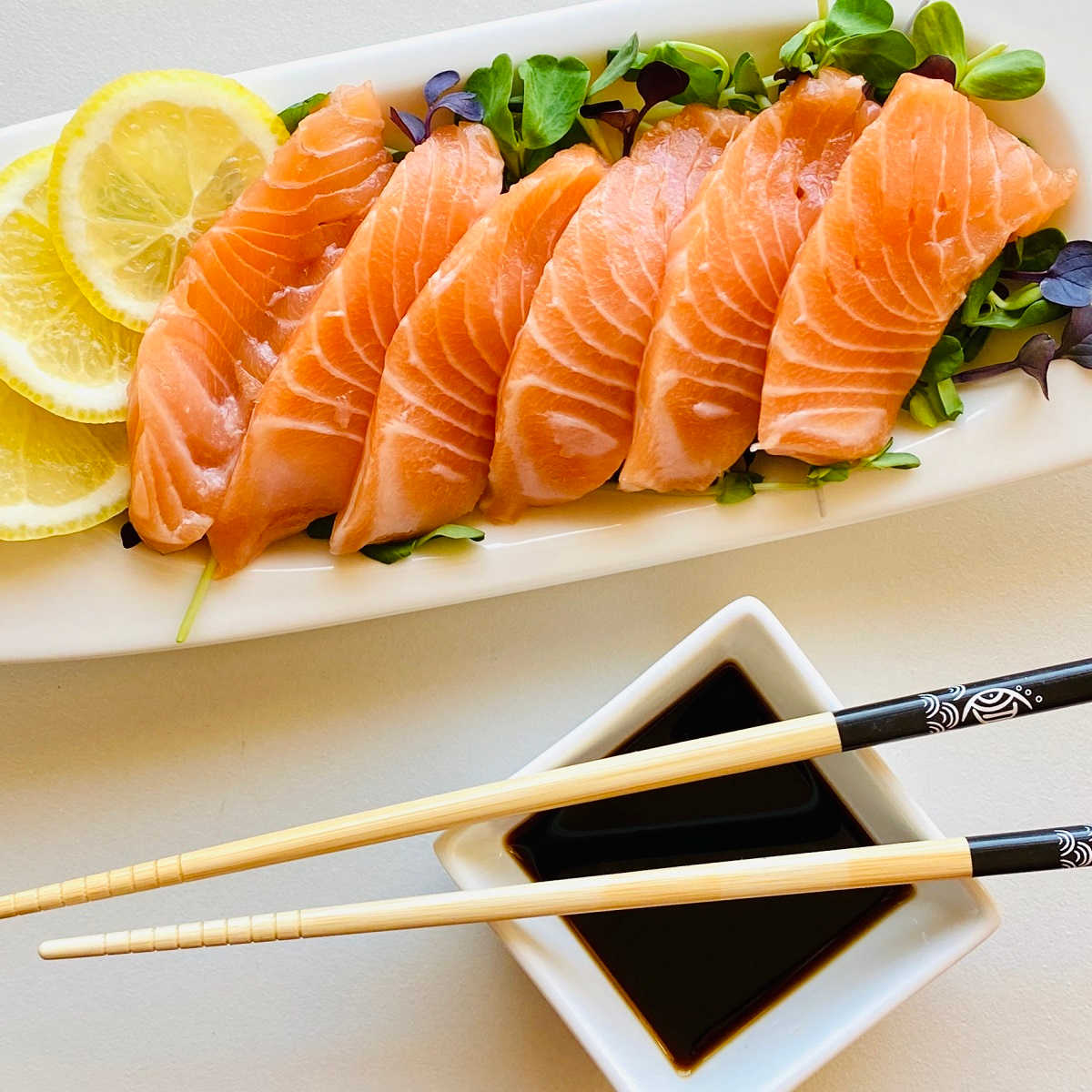Salmon sashimi recipe