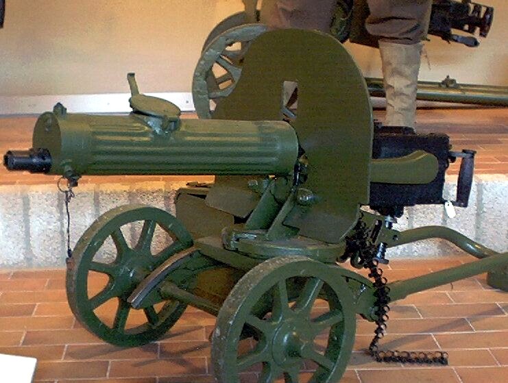 Maxim Maschinengewehr 1910