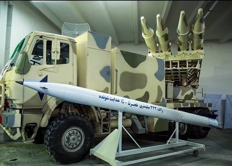 Iranian Fajr 5 Rocket by tasnimnews