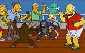 Monkey knife fight