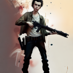 Elliot rodger with a rifle
