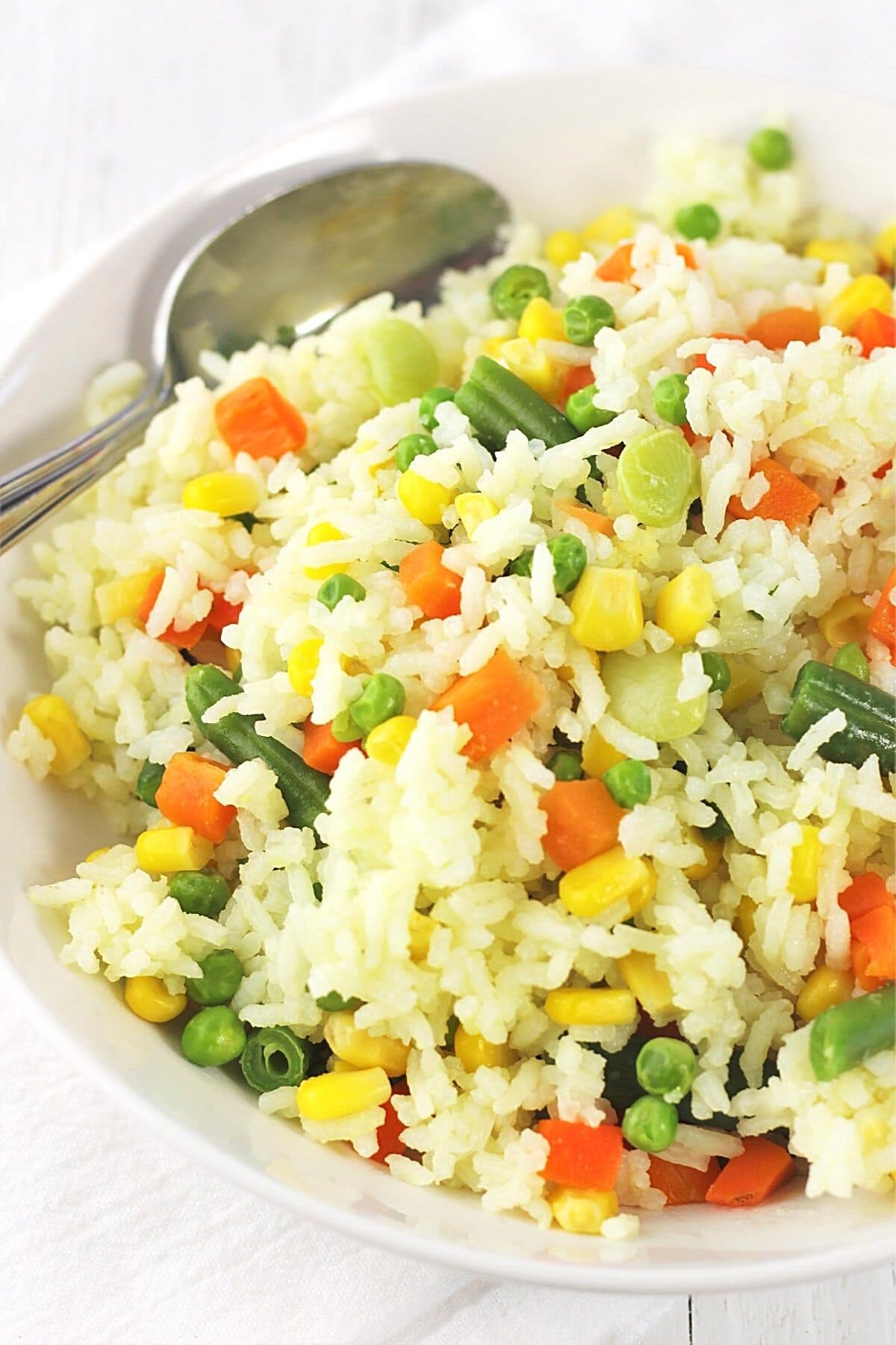 Rice with mixed vegetables 2