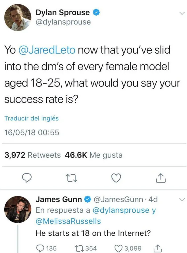 Throwback to dylan sprouse and james gunn calling jared v0 jloec52cn9l81