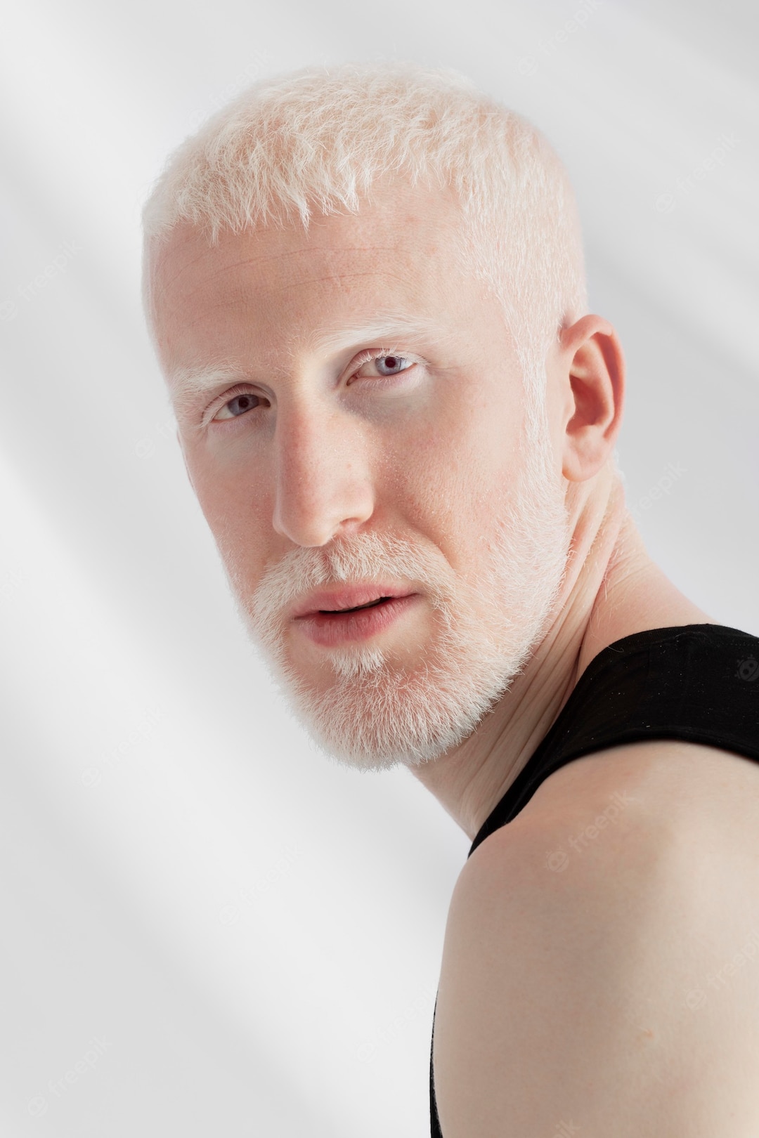 Handsome albino man posing 23 2149018797