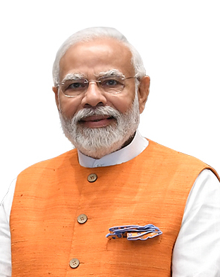 Official portrait of Narendra Modi 2022 cropped