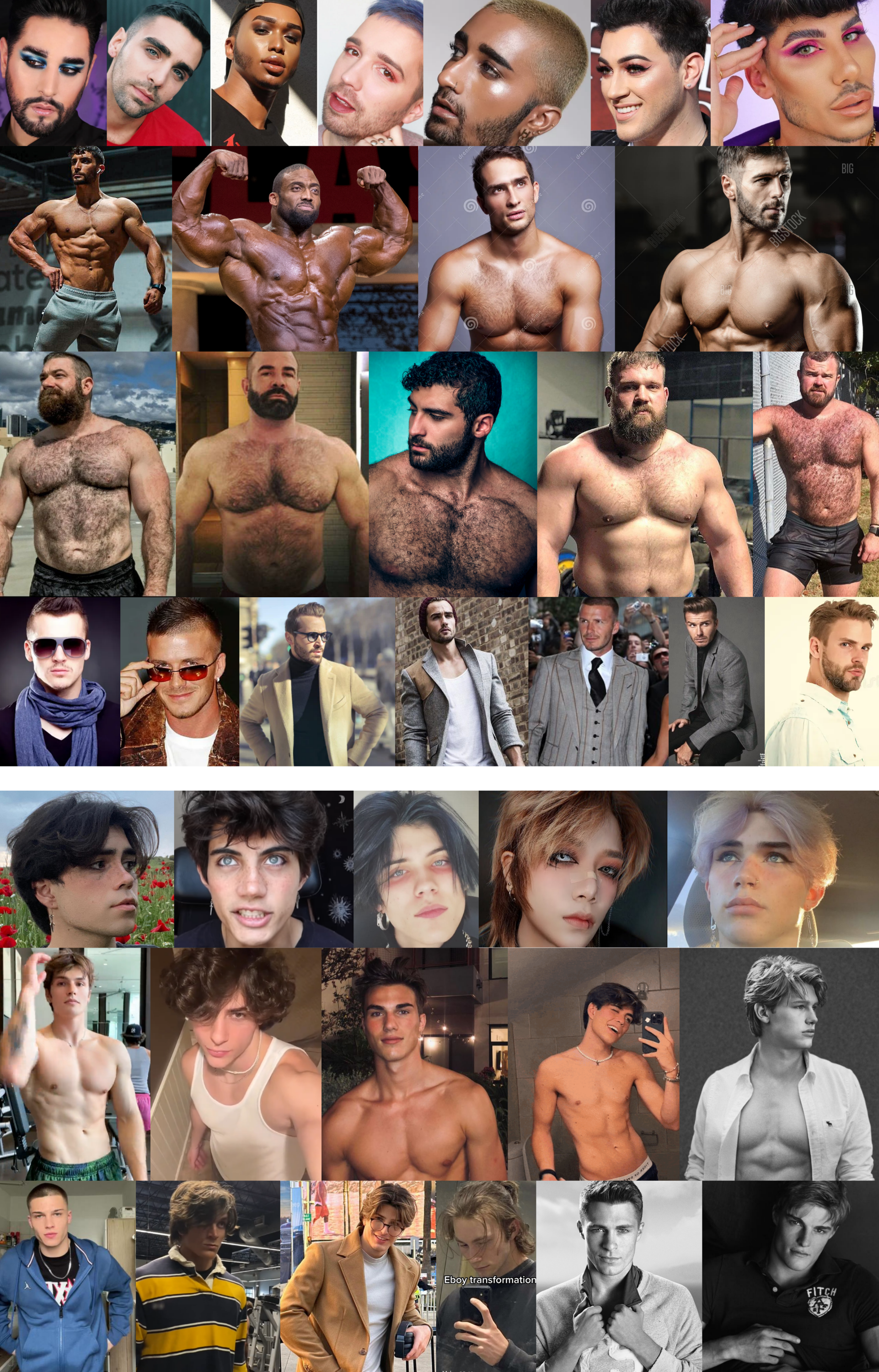 Male female gaze