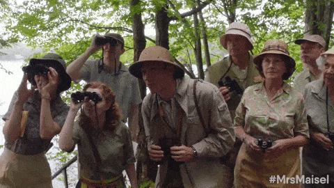 People with binoculars min