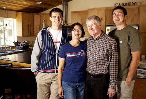 Nathan Adrian family