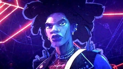 Hobie Brown Spider Punk in Across the Spider Verse