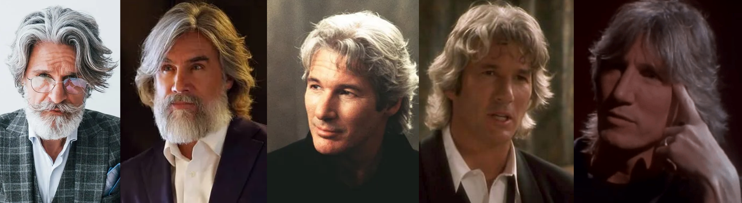 Long hair old men