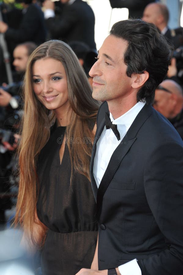 Cannes france may adrien brody girlfriend lara lieto gala awards ceremony th festival de canne